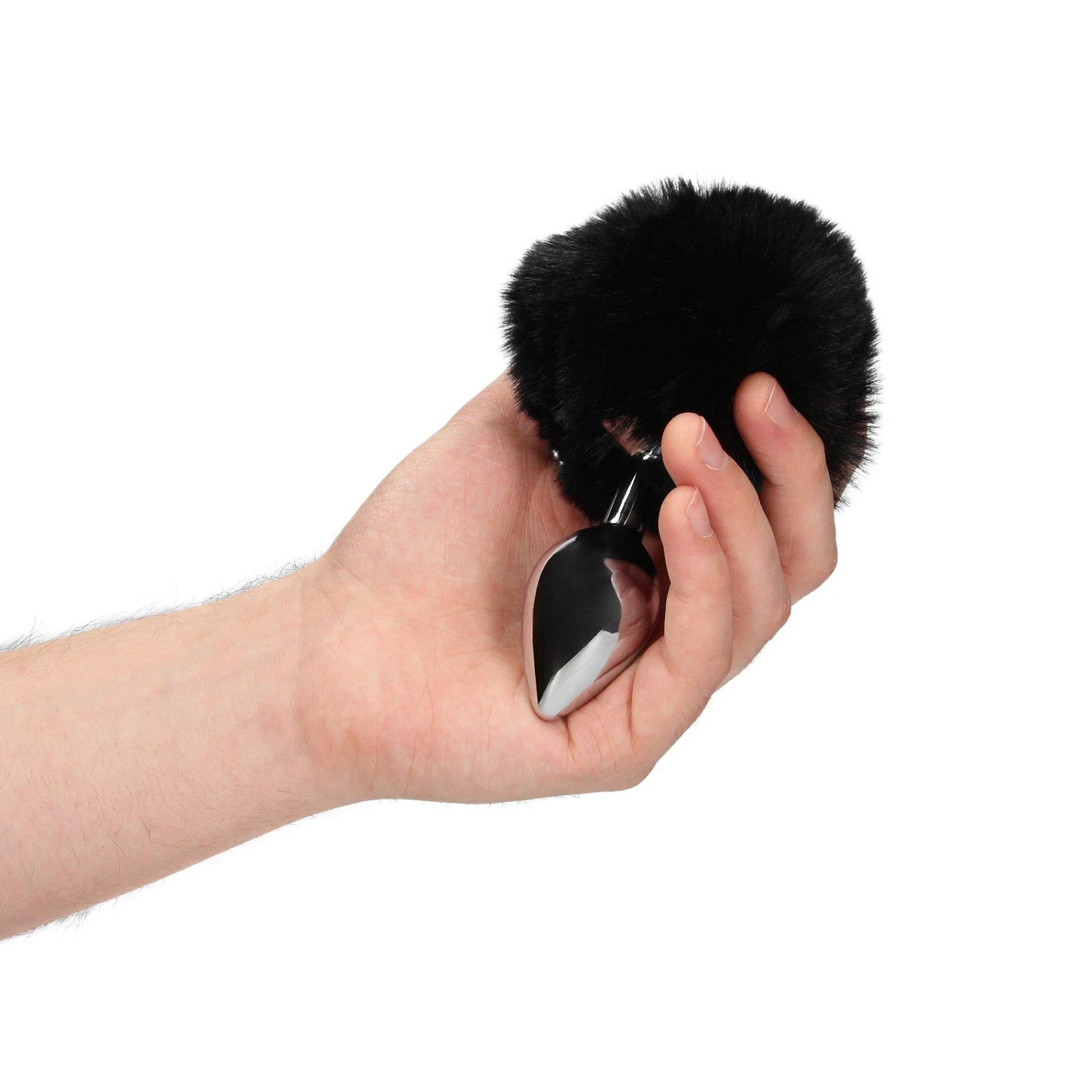 Queue de lapin avec plug anal métallique
