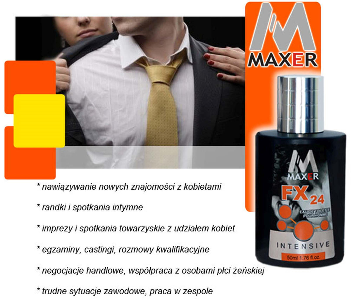 Perfume con feromonas Fx24 50 ml | Aurora