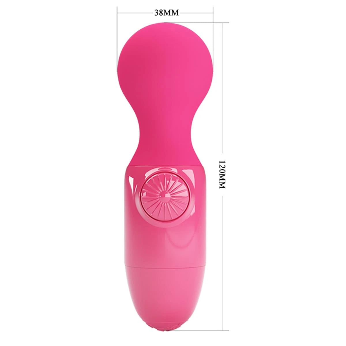 Massaggiatore wand stick – ricaricabile, fucsia | Pretty Love