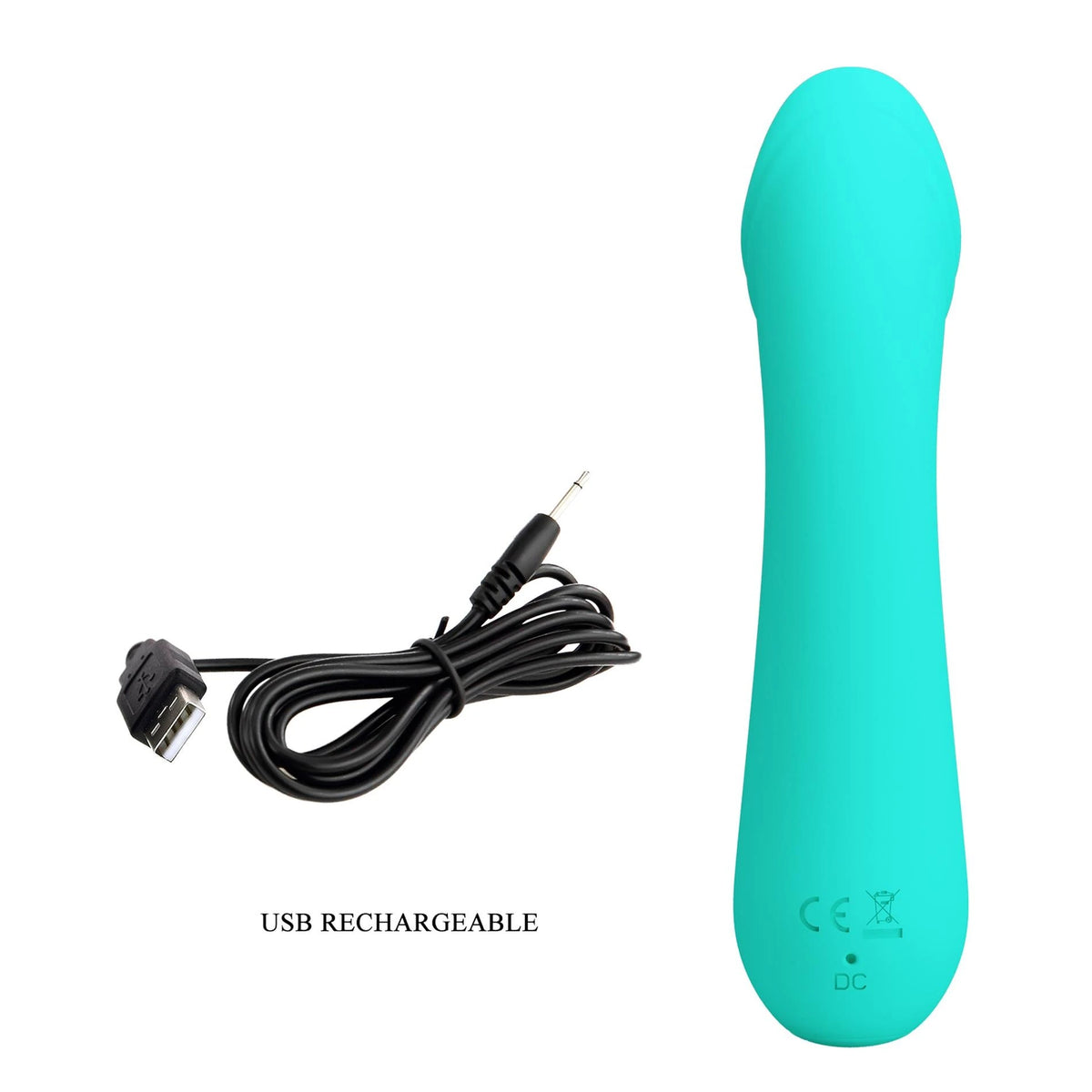 Vibrador punto G Cetus 12 funciones – recargable, verde | Pretty Love