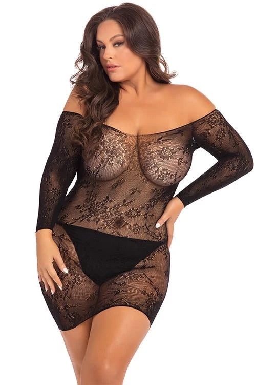 Vestito Season OFF Shoulder – taglie forti | Rene Rofe Lingerie