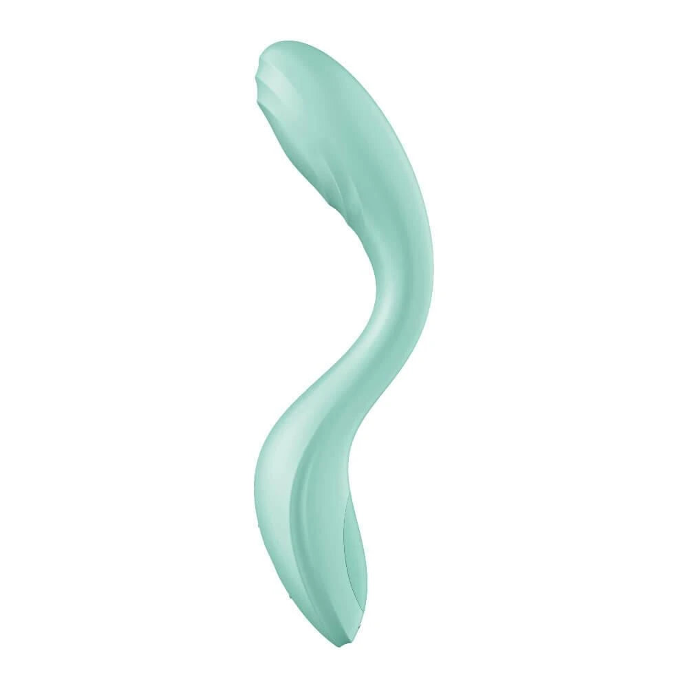 Vibratore punto G Rrrolling 11.7 cm – ricaricabile, verde | Satisfyer