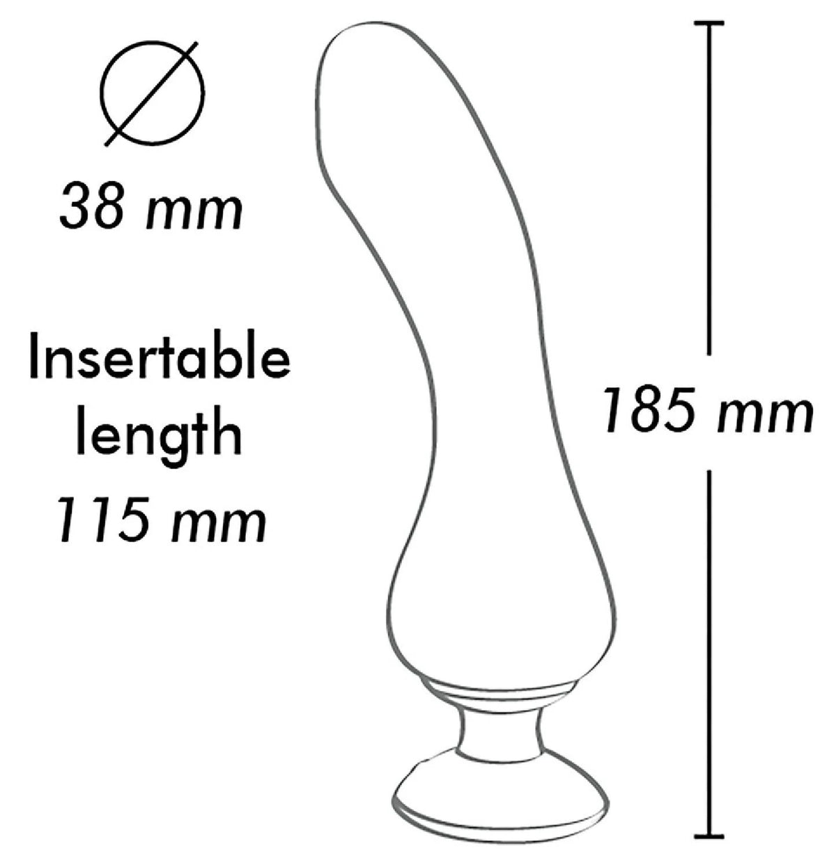 Vibrador punto G Sanya – recargable, morado | Shunga
