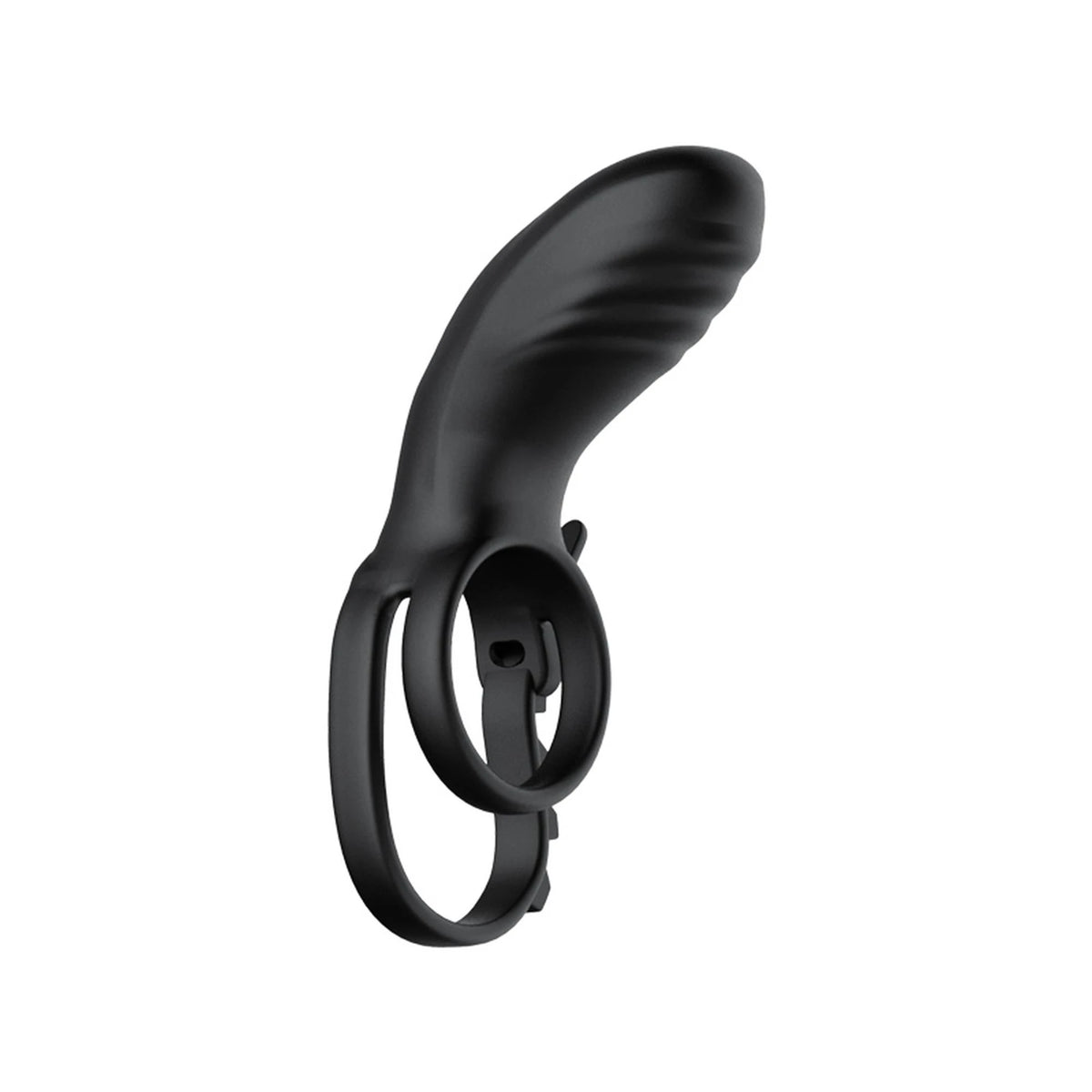 Anillo para el pene AdjustableDouble – con mando a distancia, recargable, negro | Favorites