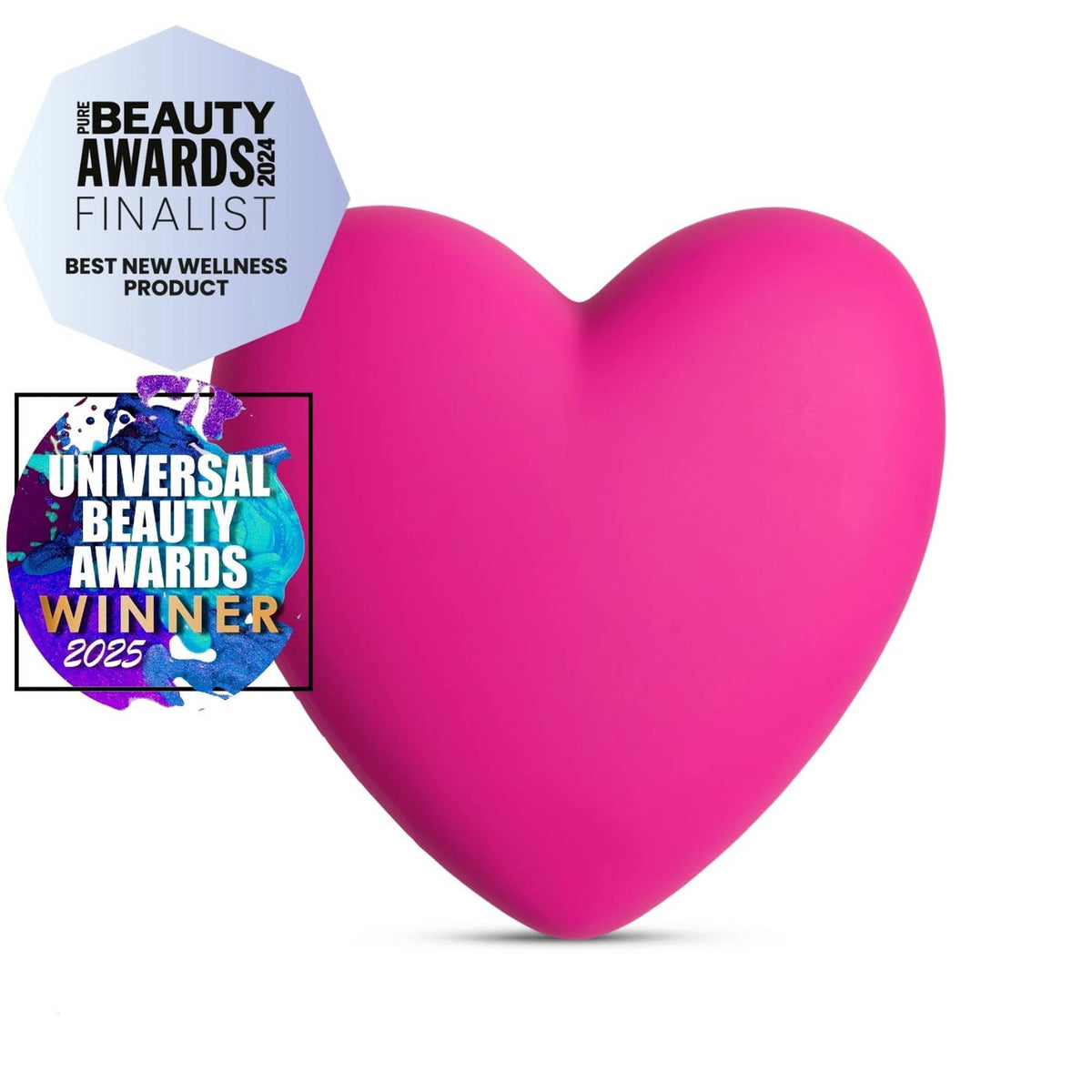 Mini vibratore Je t'aime Couple's Heart 12 funzioni – ricaricabile, rosa | So Divine