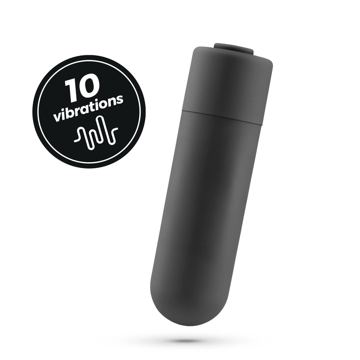 Anillo para el pene Nacho 10 funciones – con mando a distancia, vibrador, negro | Crushious