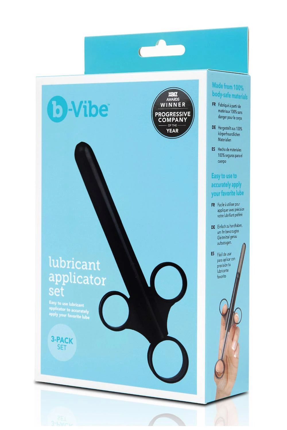 APPLICATEUR DE LUBRIFIANT B-VIBE LOT DE 3