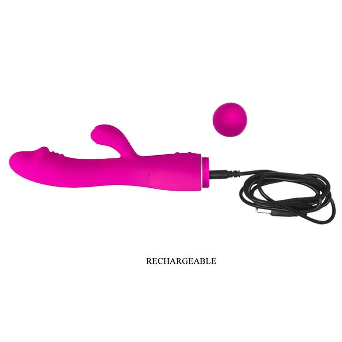 Vibrador punto G Snappy 30 funciones – recargable, fucsia | Pretty Love