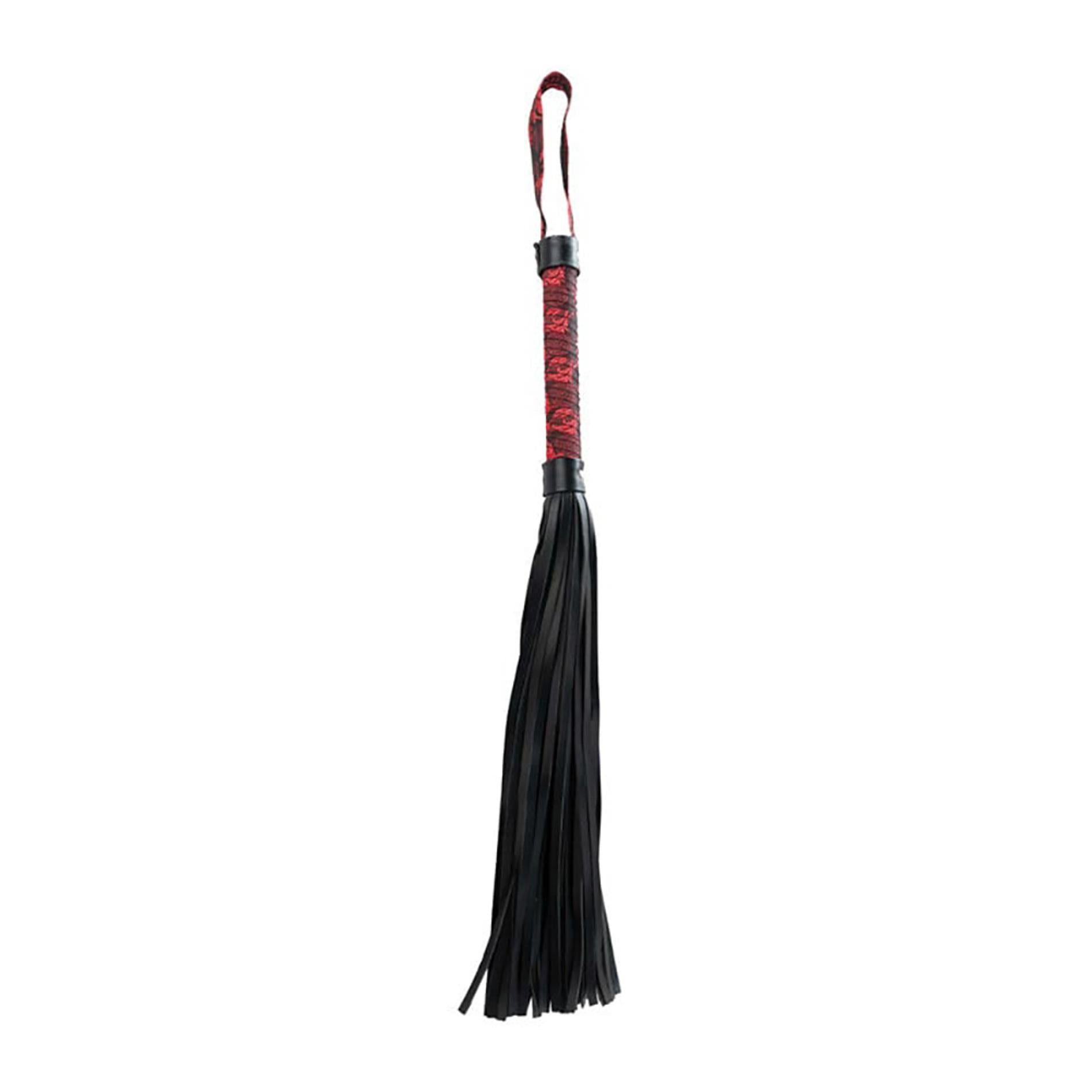 Fouet rouge et noir