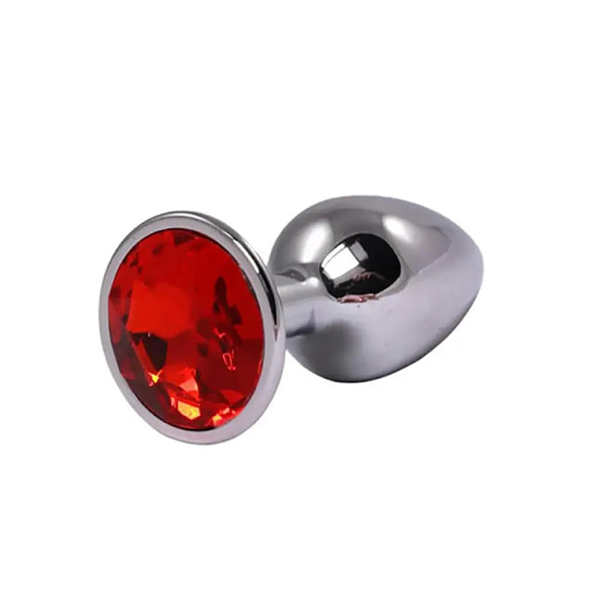 Plug anale – con gioiello, argento 94-FT001030 | Fantasy