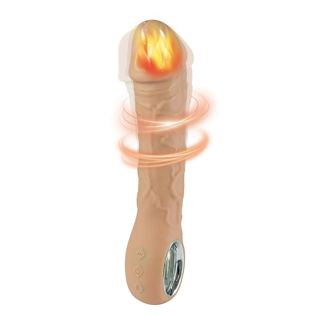 Vibromasseur classique 10 fonctions – rechargeable, chauffant | Fantasy