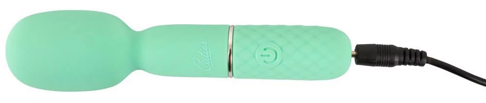 Mini vibratore 13.4 cm – ricaricabile, verde | Cuties