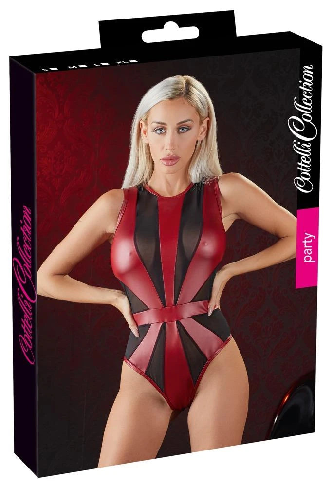 Body avec inserts en maille L