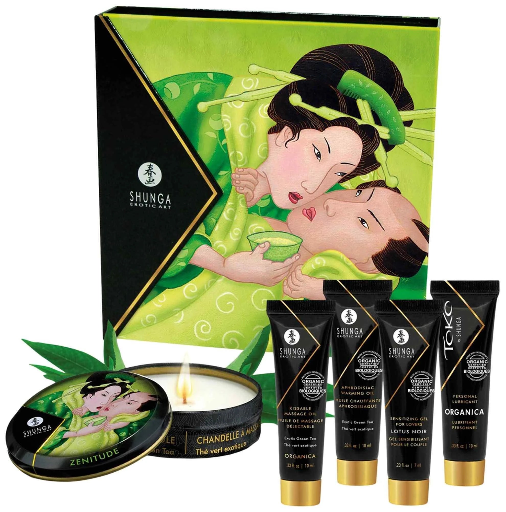Coffret Geisha's Secret Thé vert exotique Bio