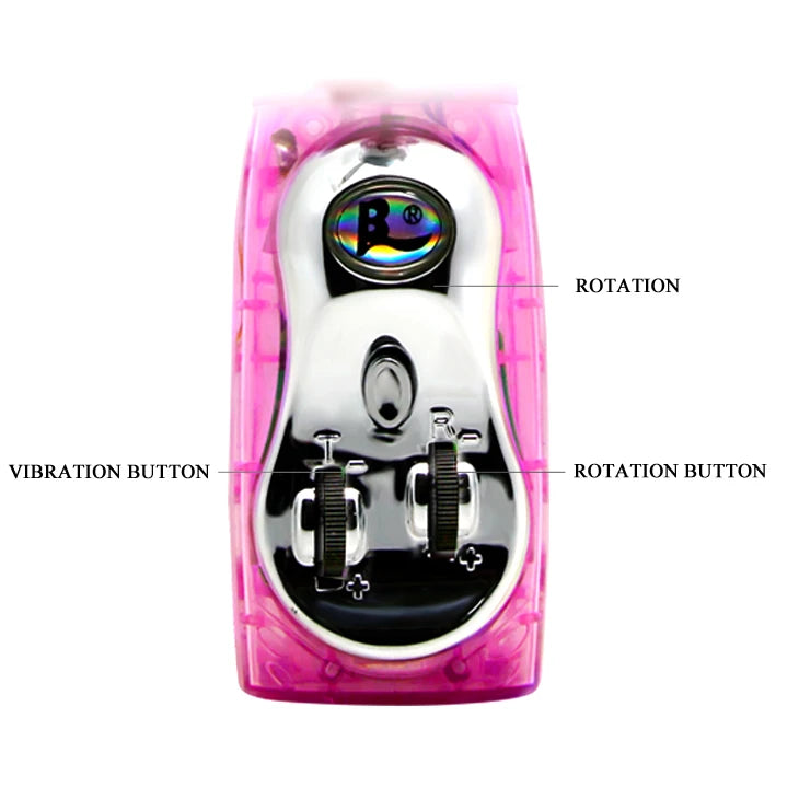 Vibratore rabbit – rotante, rosa BW-020031 | Baile
