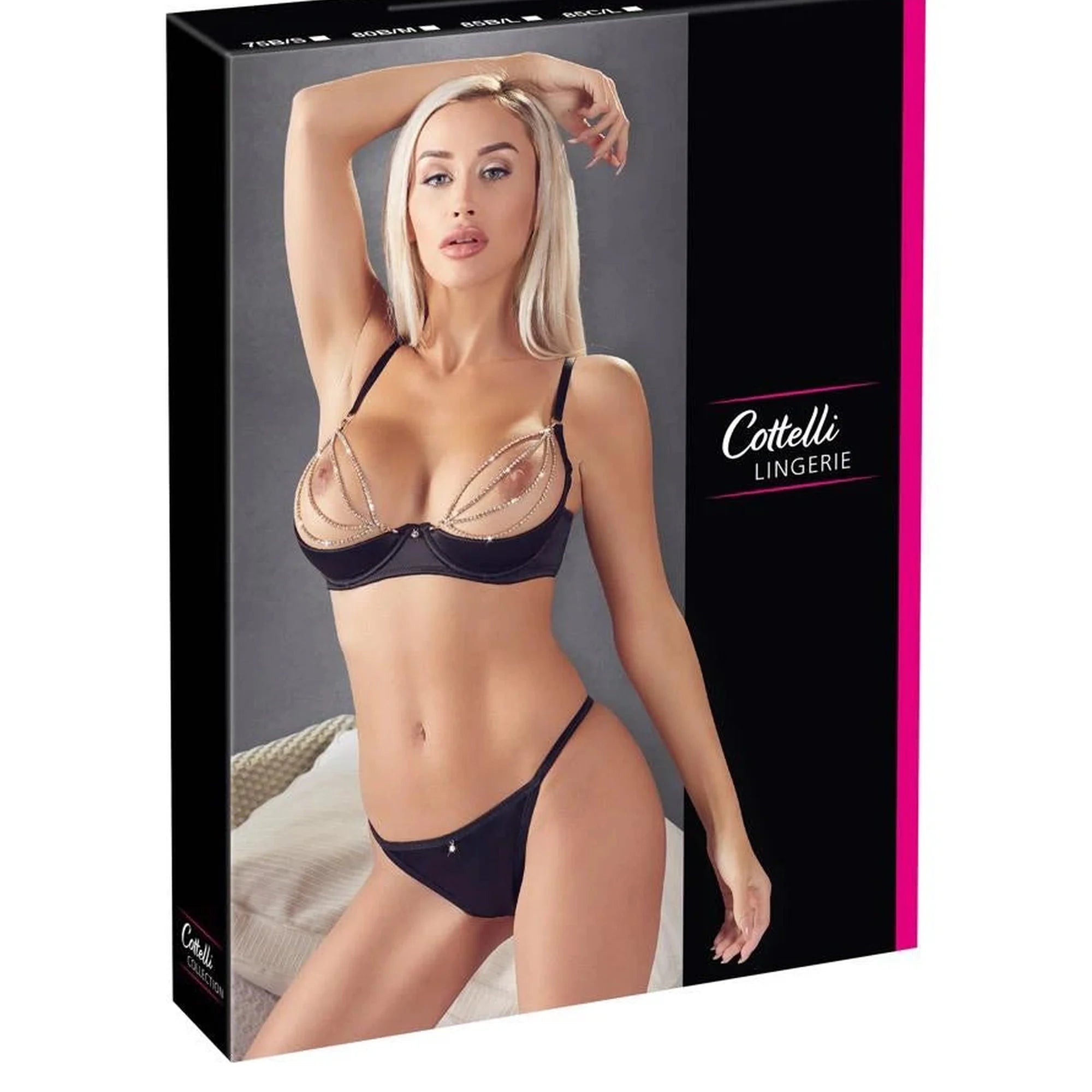 Shelf Bra Set Sparkle 85C/L