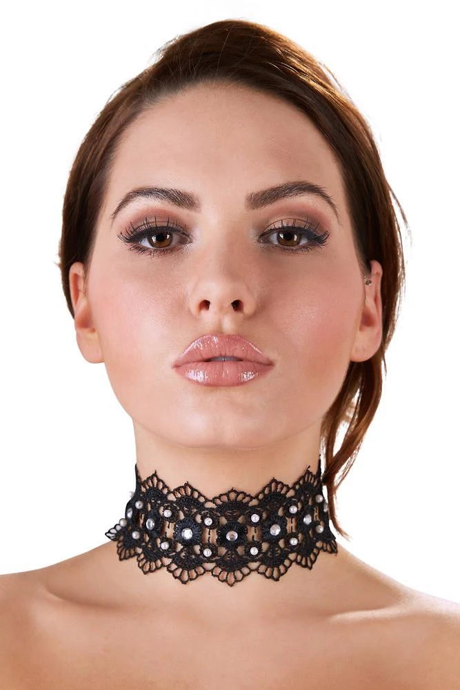 Entrave bondage Choker – noire 24501861001 | Cottelli ACCESSOIRES