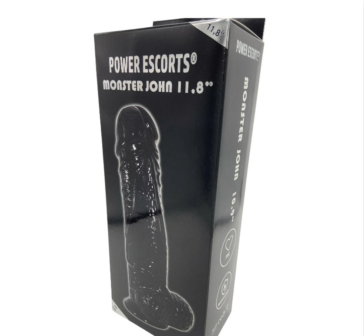 Dildo Monster John 10 9 – with suction cup, black | Power Escorts