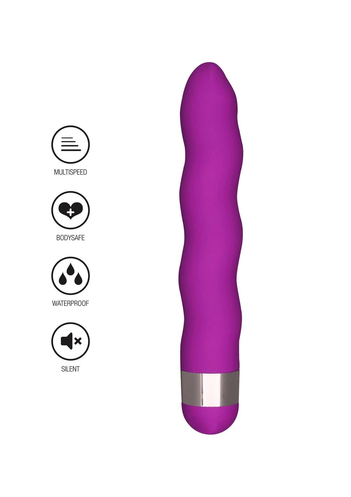 Vibrador clássico Funky Wave Vibrette – roxo 30-10408-X-VIOLET | ToyJoy