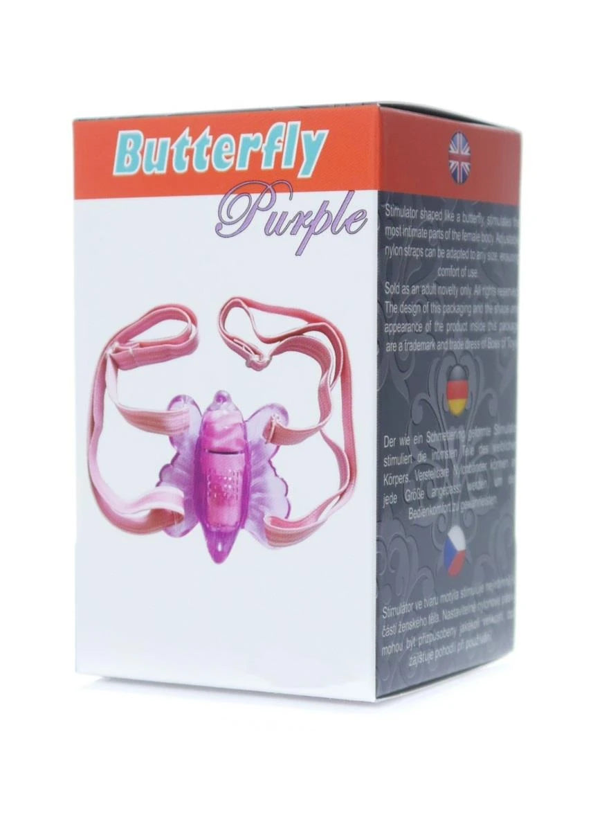 Stimolatore clitorideo Butterfly – viola | Favorites