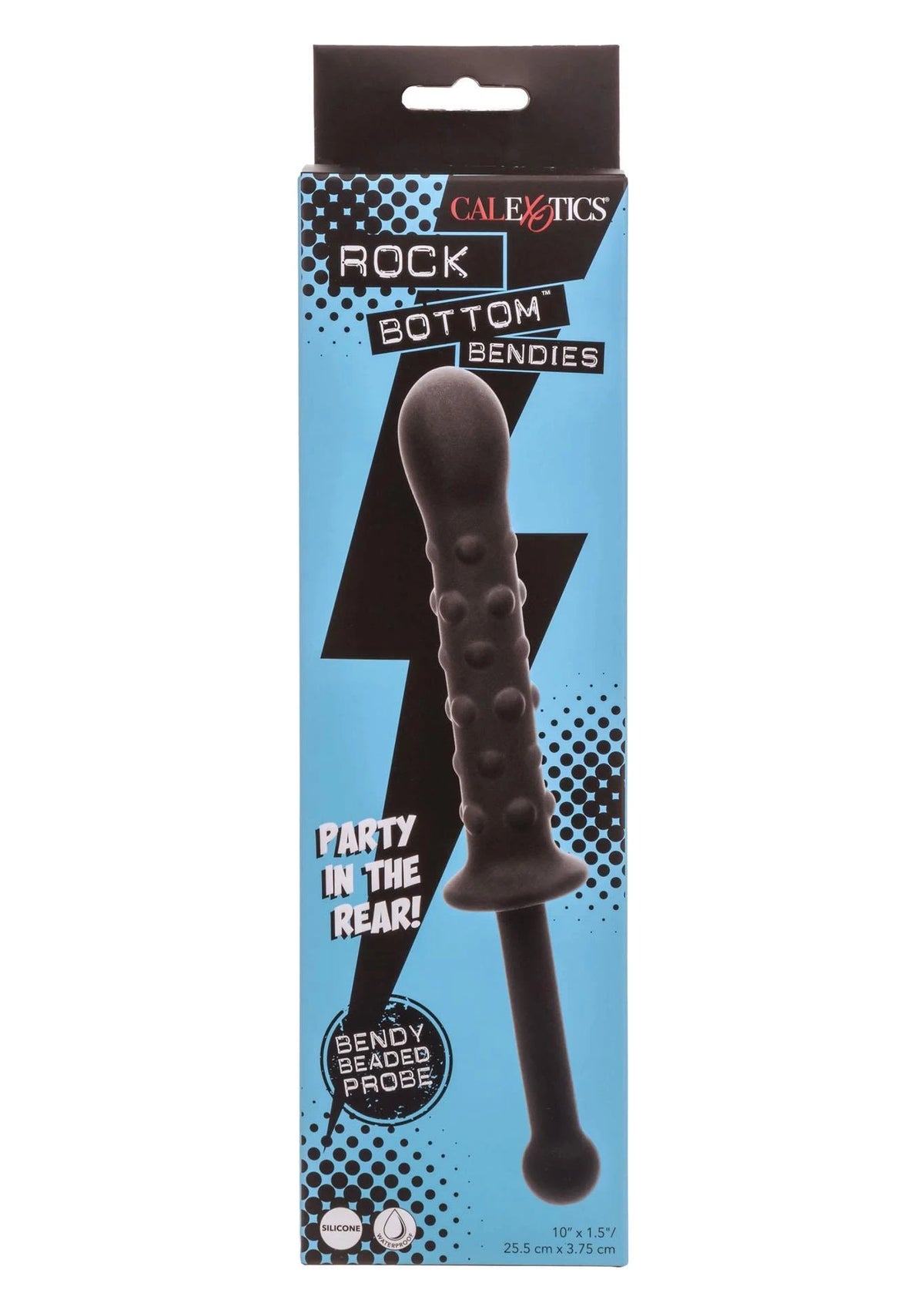Palline anali Bendy Beaded Probe – nera | Calexotics
