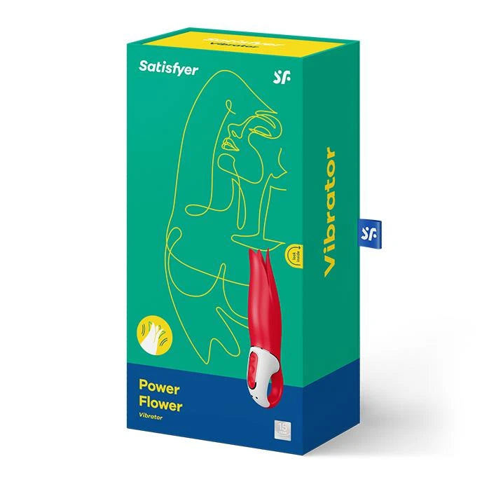 Power Flower - Classic Vibrator - Red