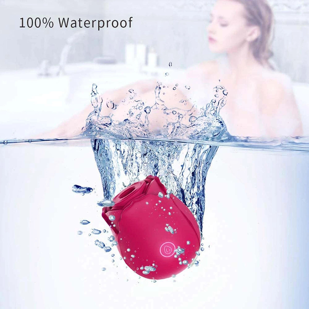 Stimulateur clitoridien 10 fonctions – rechargeable, rouge | Favorites