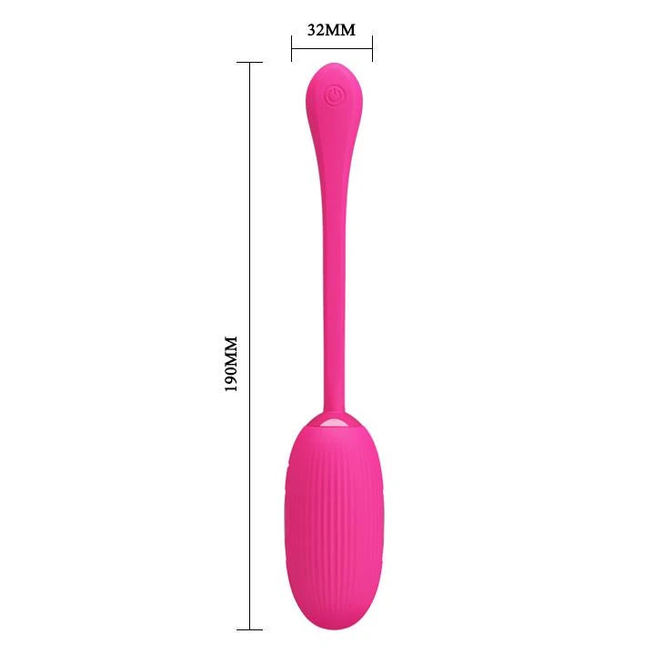 Vibro-Ei Doreen 12 Funktionen – wiederaufladbar, rosa | Pretty Love