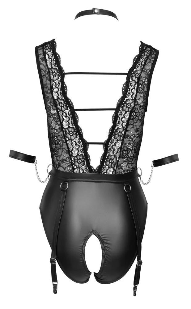 Body – in pizzo, aperto, nero 26431971041 | Cottelli BONDAGE