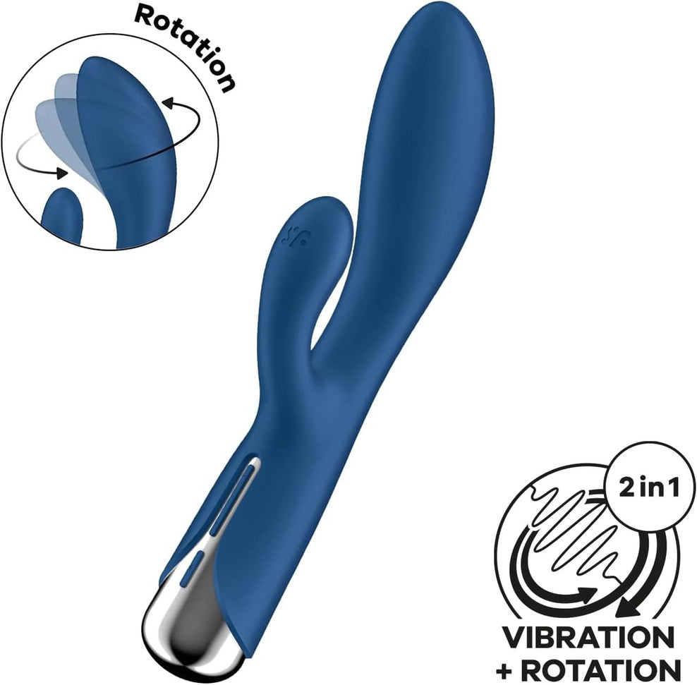 Vibratore rabbit Spinning – ricaricabile | Satisfyer