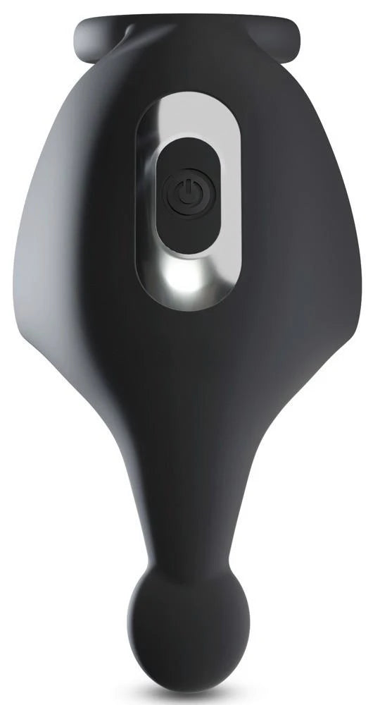 Anillo para el pene 10 funciones – con mando a distancia, negro 12.3 cm | Rebel