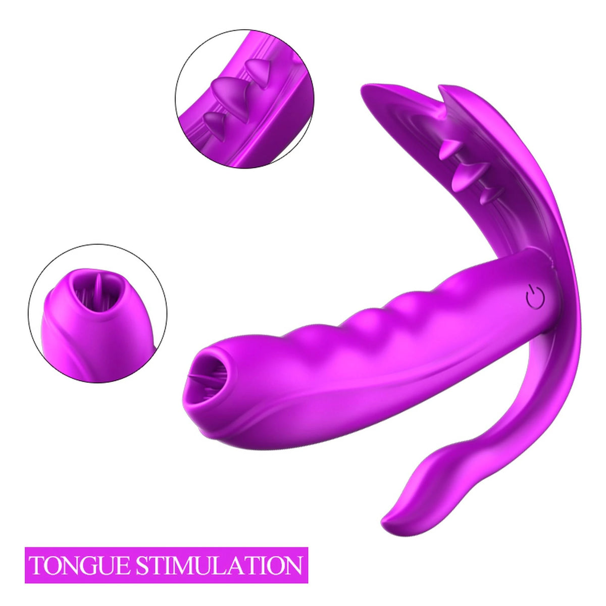 Klitoris-Stimulator 7 Funktionen – mit Fernbedienung, wiederaufladbar, lila | Favorites