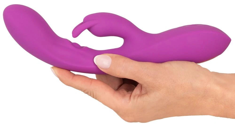 Vibrador rabbit Thumping 10 funções – recarregável, roxo | JAVIDA