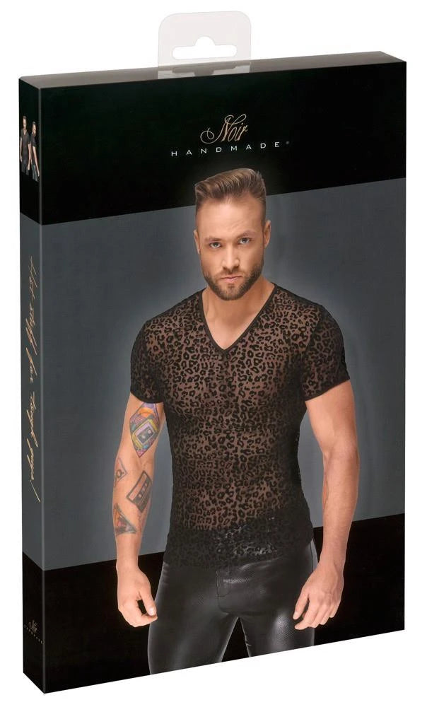 Noir Chemise M. Leo 2XL
