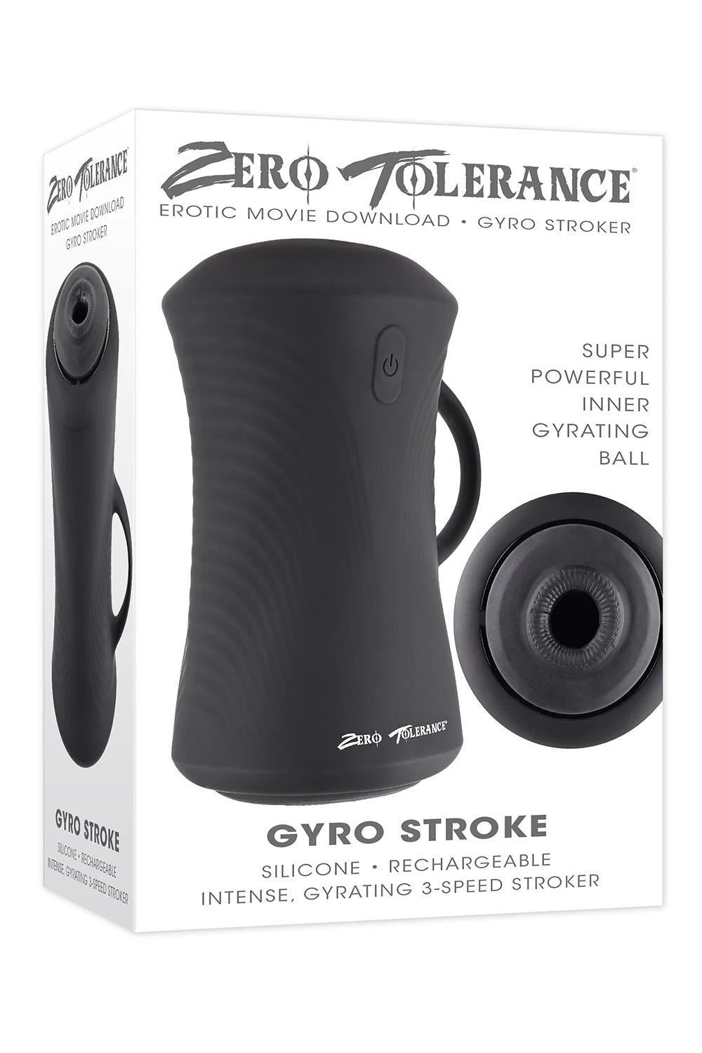 Masturbatore Gyro Stroke 3 velocità – ricaricabile | Zero Tolerance