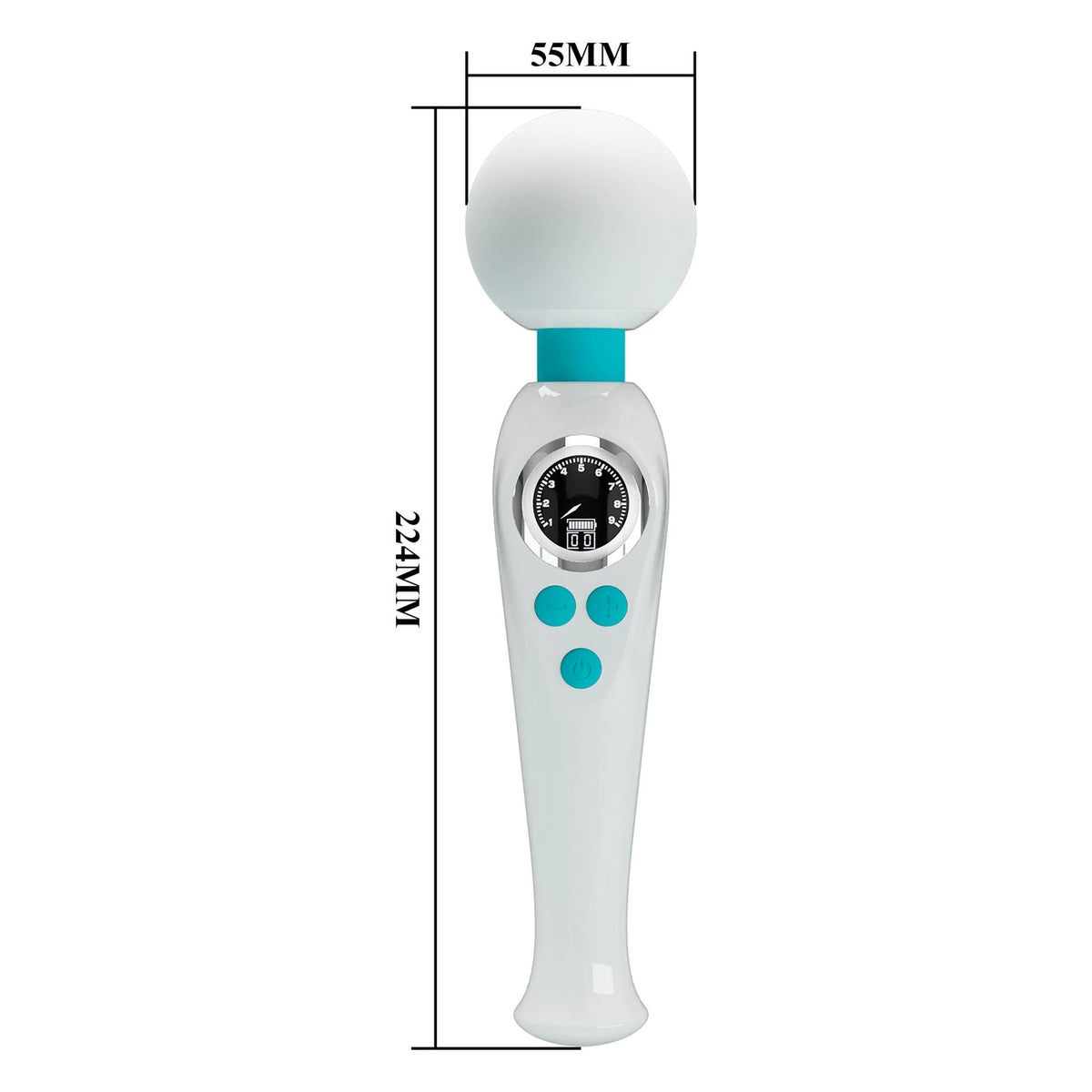 Masseur wand Skyler Stavros The Great 10 fonctions – rechargeable, blanc | Pretty Love