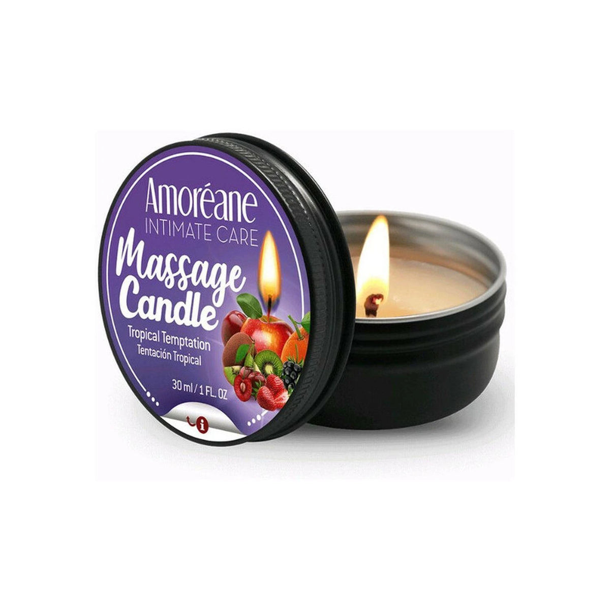 Masszázs termék Candle Tropical Temptation 30 ml | Amoreane