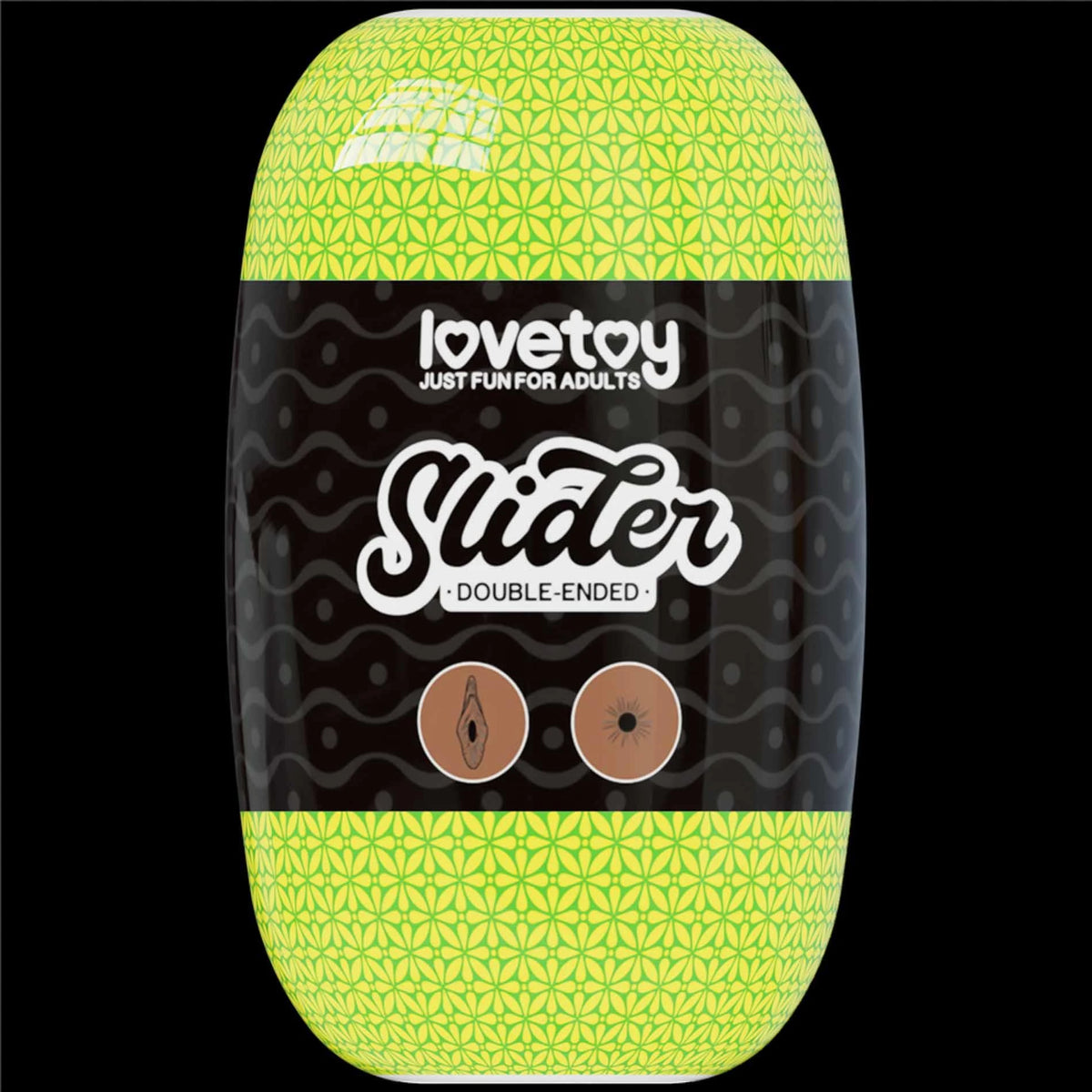 Masturbateur Slider Ended 10.3 cm – vibrant, double, marron 10-LV350022 | Lovetoy