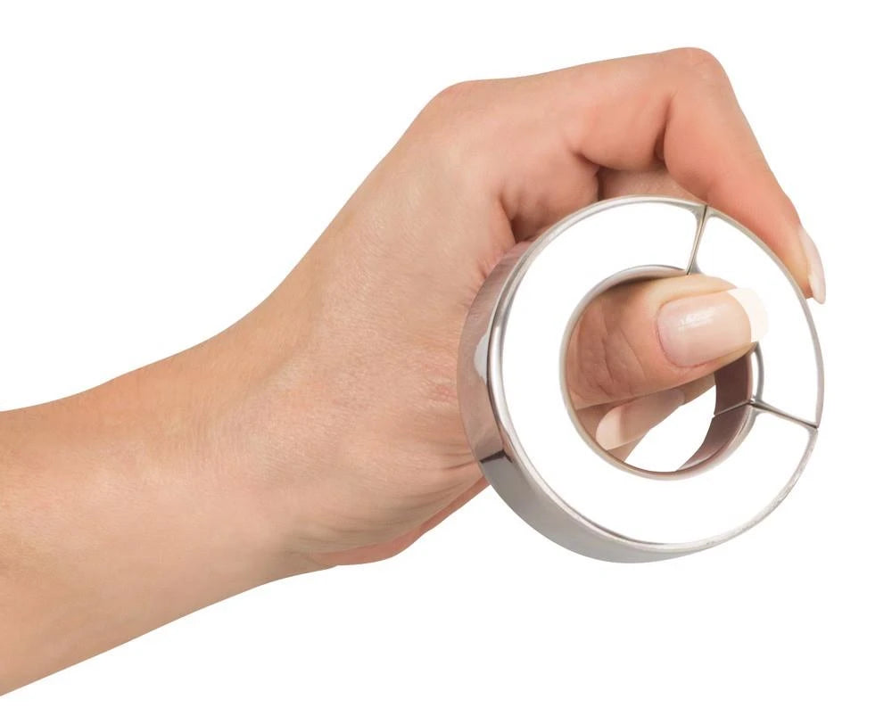 Anel peniano Magnetic Stretcher – prateado | fetish Collection