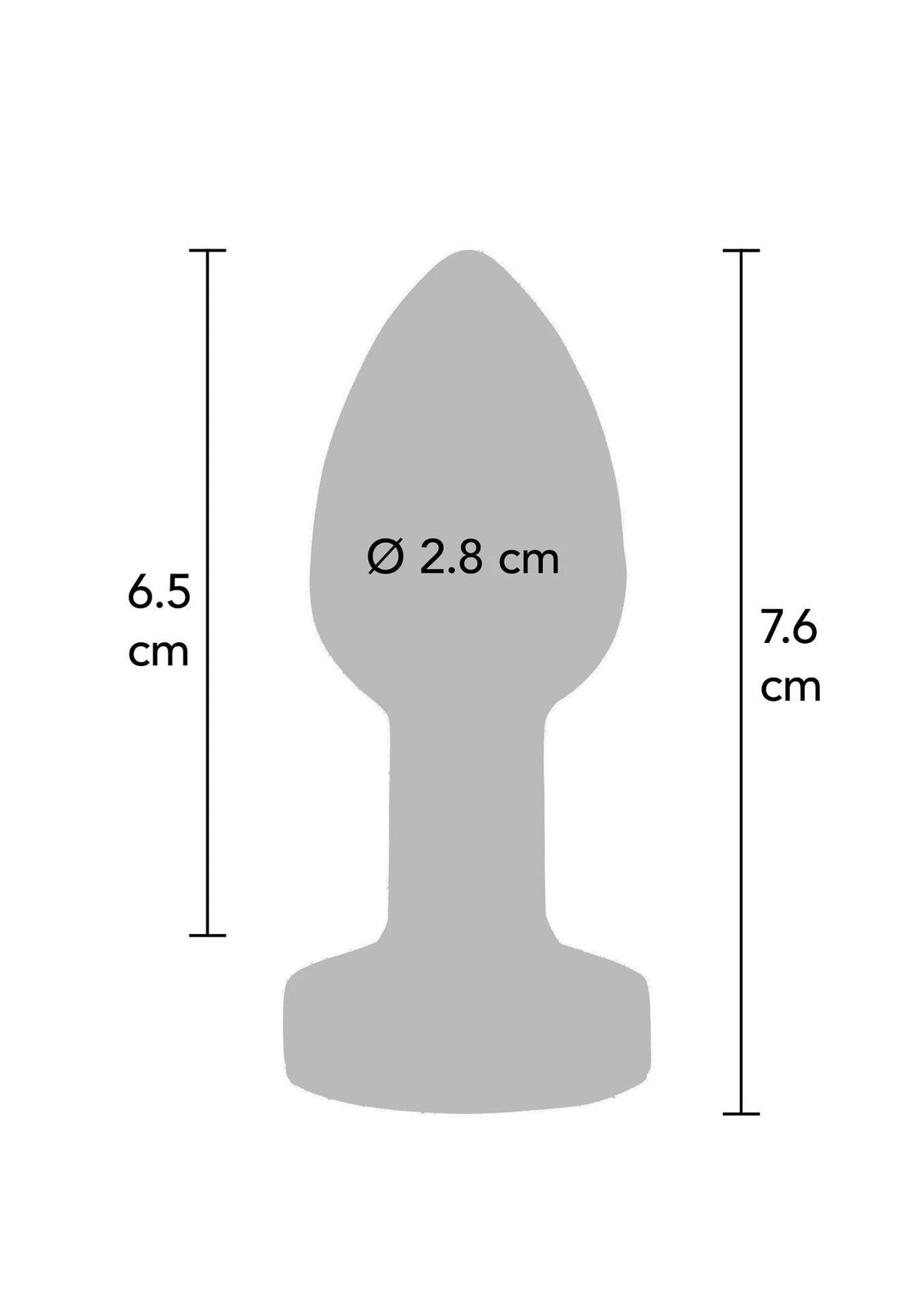 Plug anal Buttplug 3 vitesses – vibrant, rechargeable, argent 30-10055-X-SILVER | ToyJoy