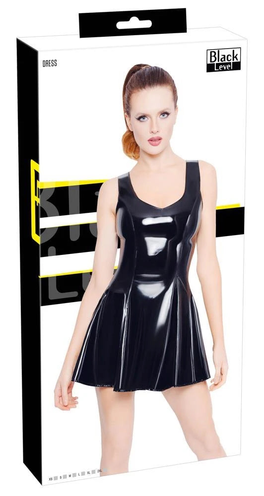 Robe vinyle noire S