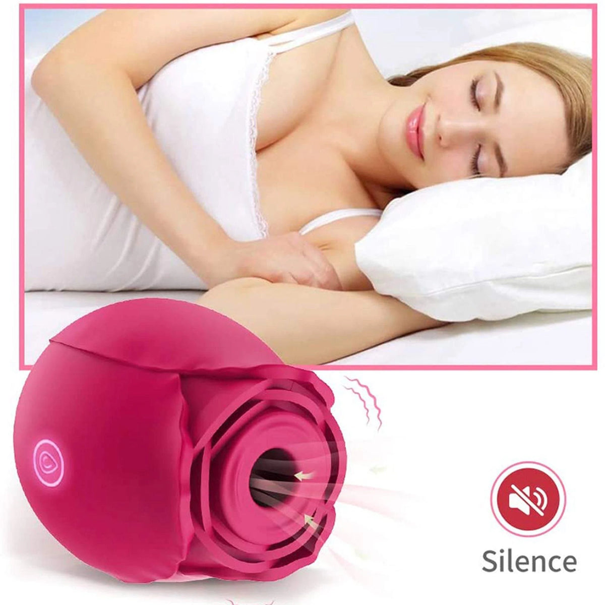 Stimulateur clitoridien 10 fonctions – rechargeable, rouge | Favorites