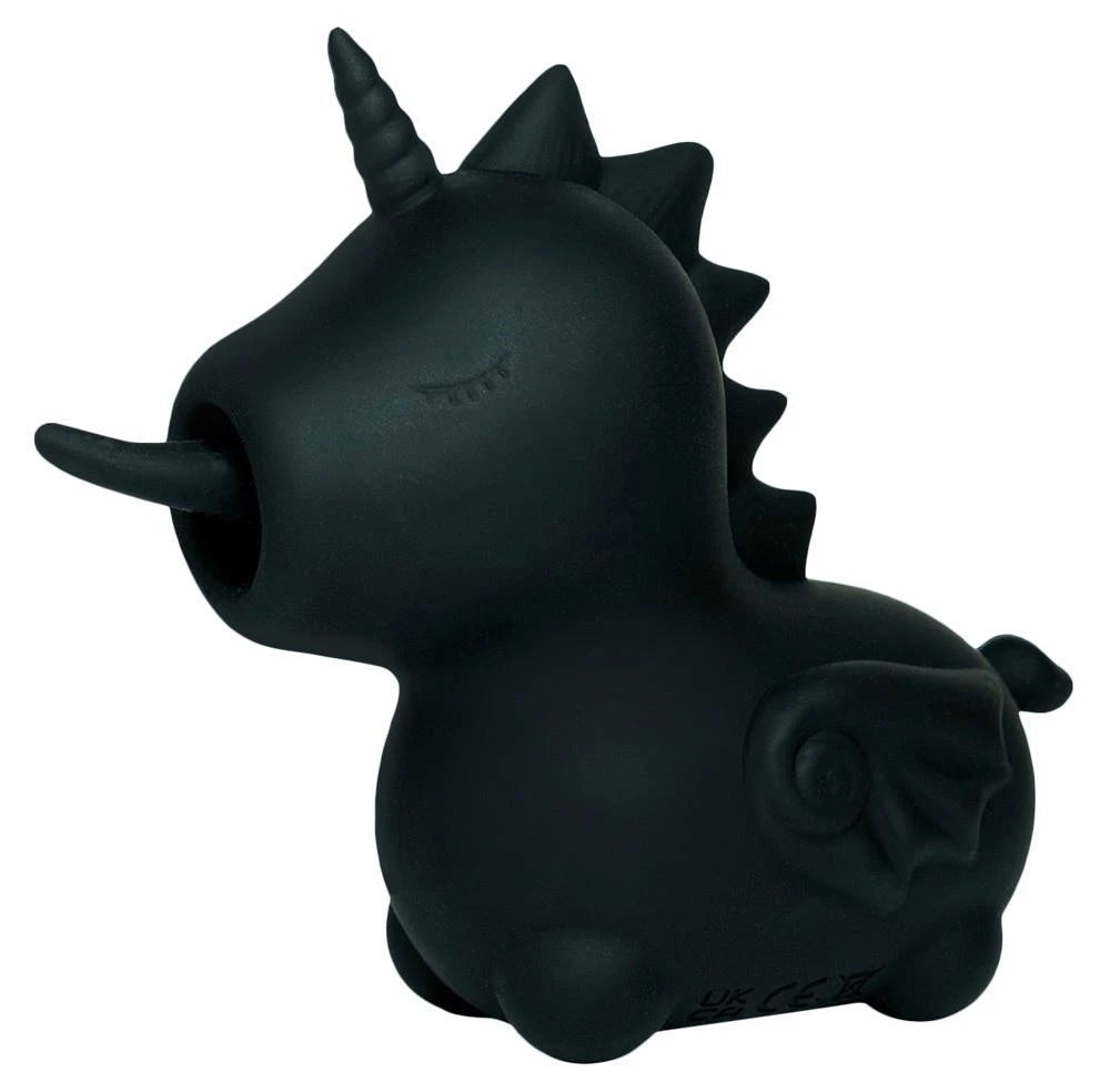 Clitoral stimulator Spirit 9 cm – rechargeable, black | Unihorn