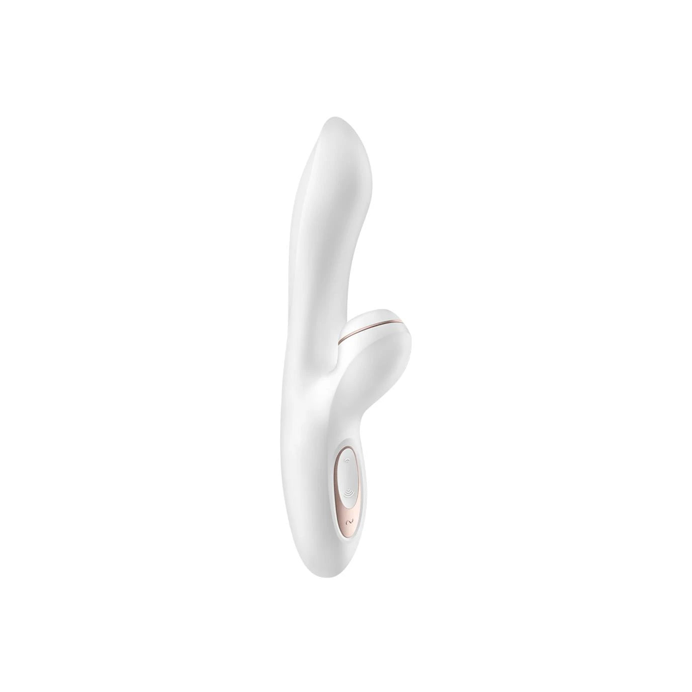 Pro Plus - G-Spot Air Pulse Stimulator and Vibration - White/Rose Gold