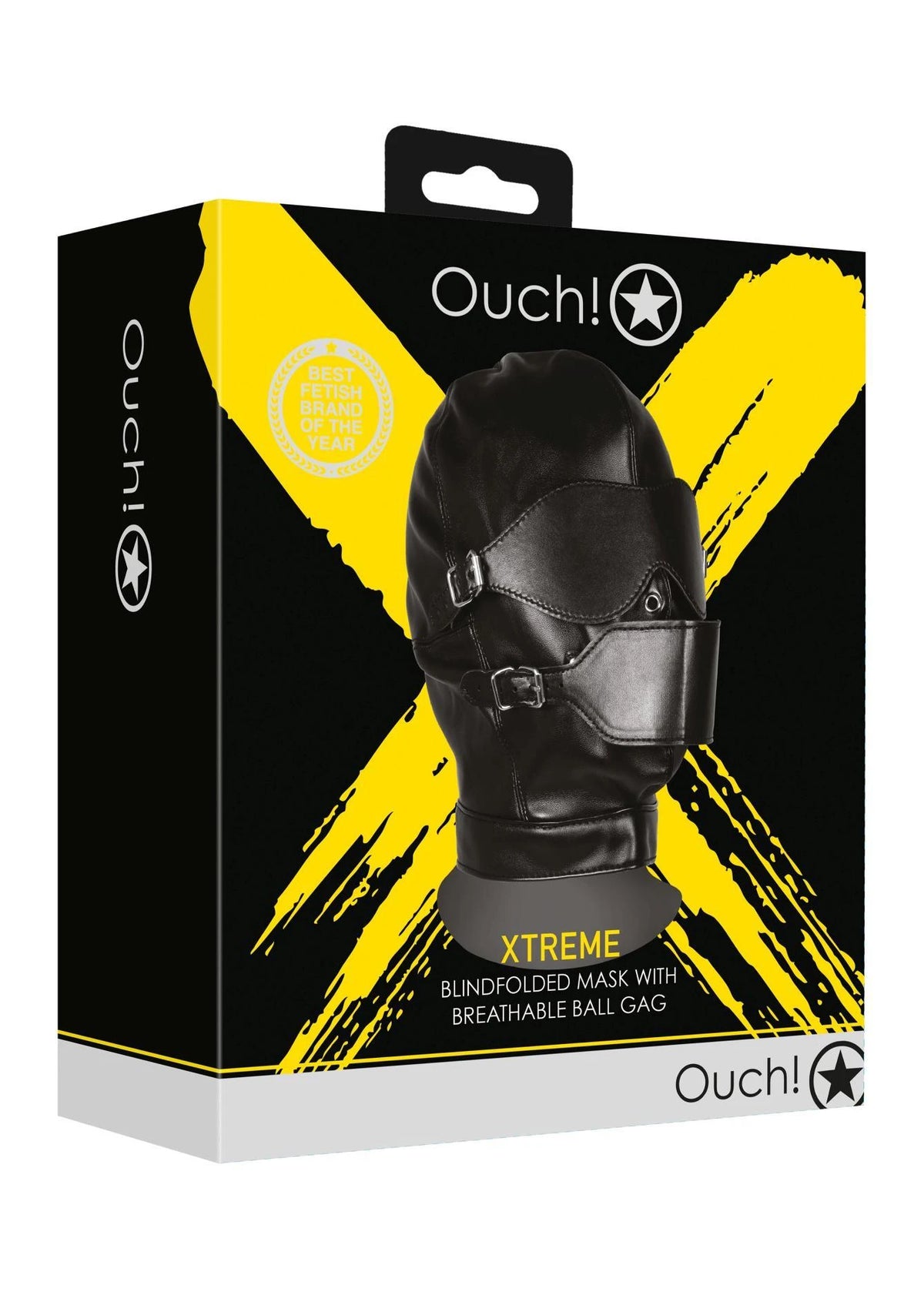 Gag Blindfolded Breathable – black | Ouch!