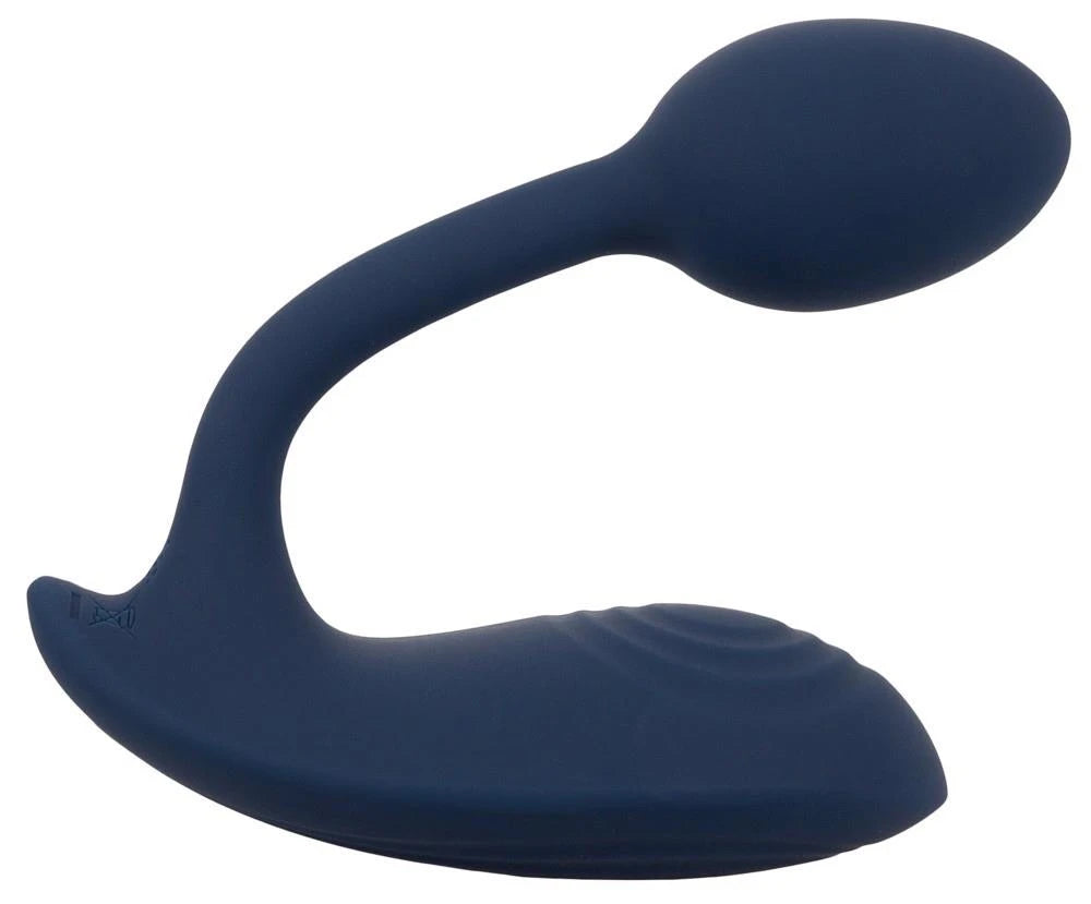 Clitoral stimulator 13.3 cm – remote control, blue | Sweet Smile