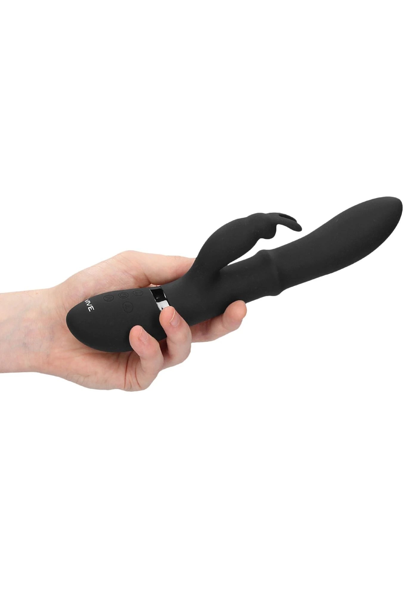 Halo - Ring Rabbit Vibrator - Black