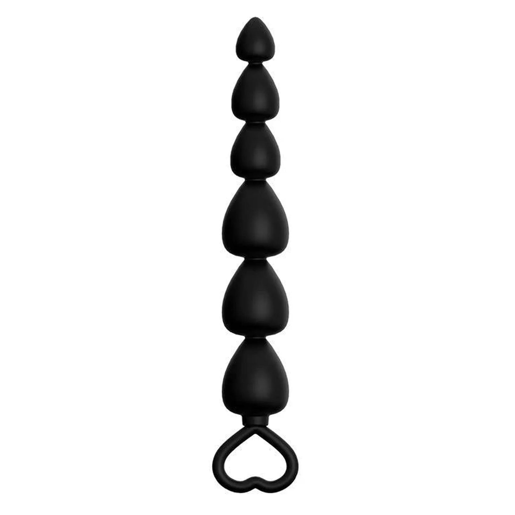 Plug-Power Escorts - Perles Anal Réutilisables - Silicone-Noir