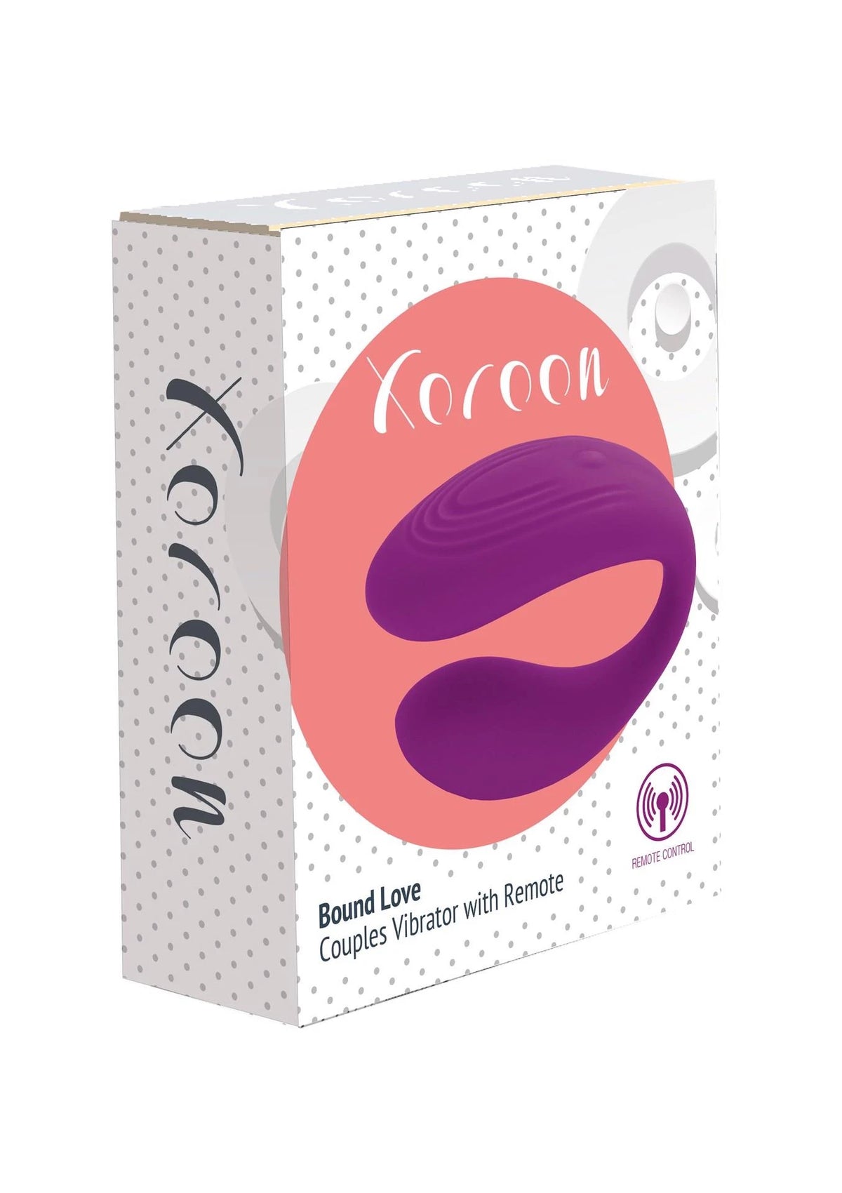 Stimolatore clitorideo Bound – con telecomando, viola | XOCOON