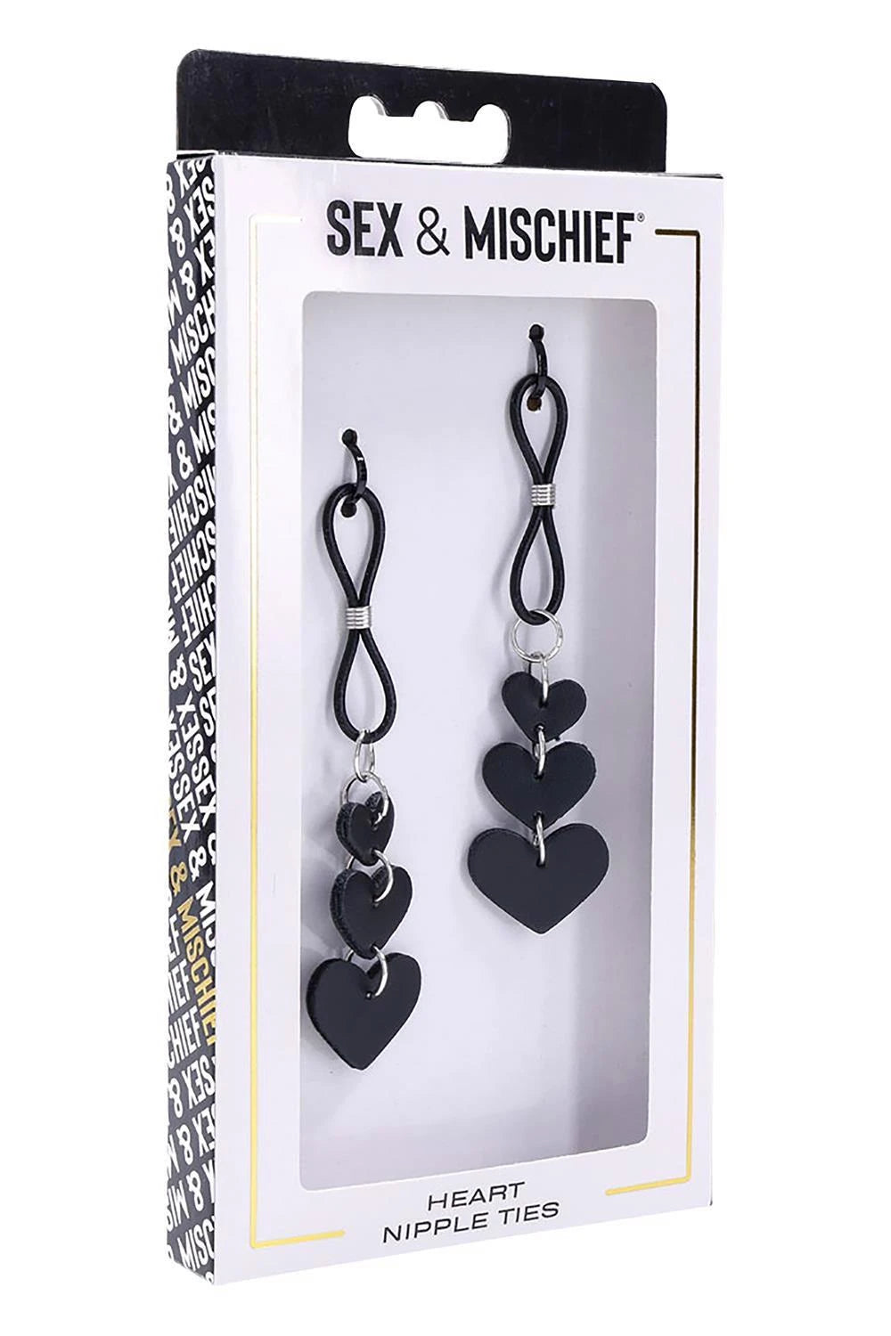 Pinze per capezzoli Mischief Heart Ties | Sportsheets